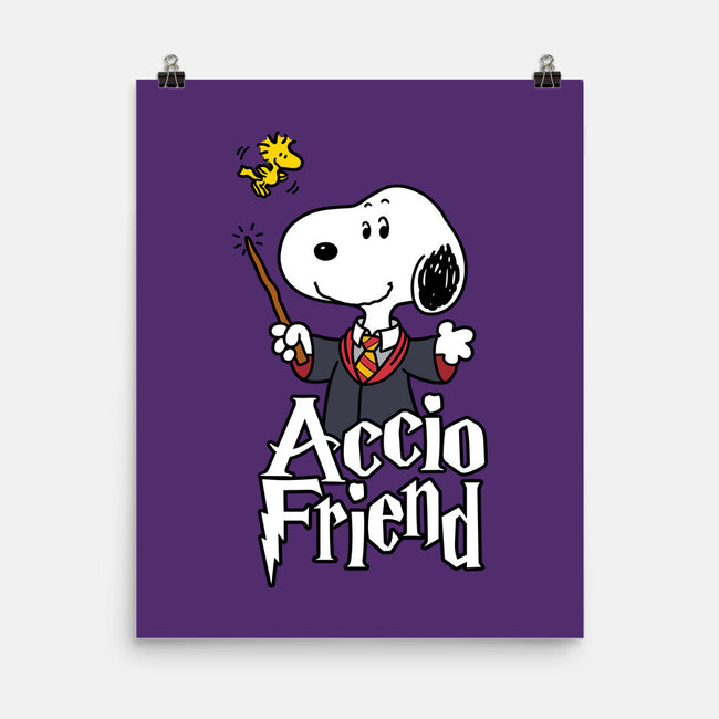 Accio Friend-none matte poster-Barbadifuoco