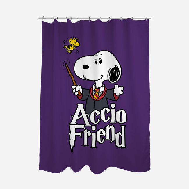Accio Friend-none polyester shower curtain-Barbadifuoco