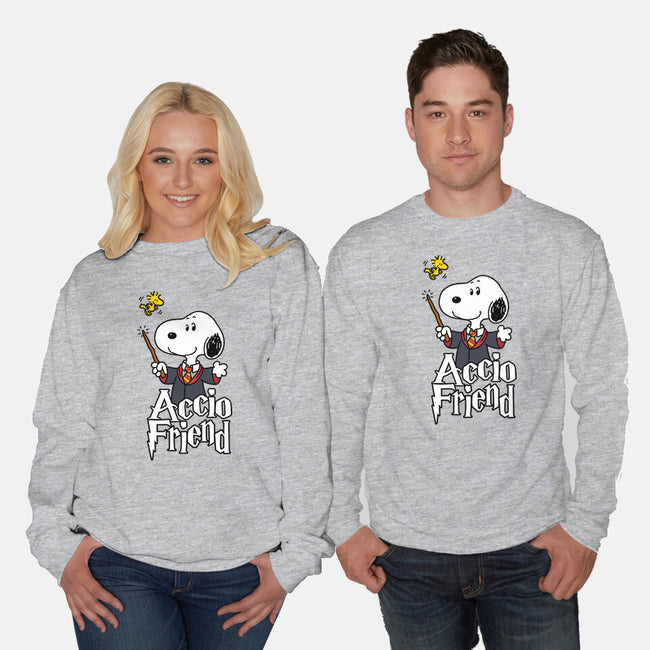 Accio Friend-unisex crew neck sweatshirt-Barbadifuoco