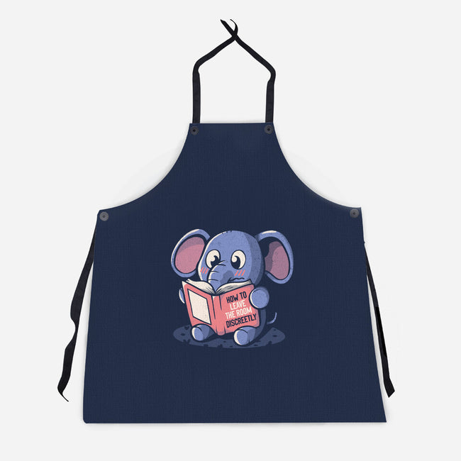 How To Leave The Room Discreetly-unisex kitchen apron-tobefonseca