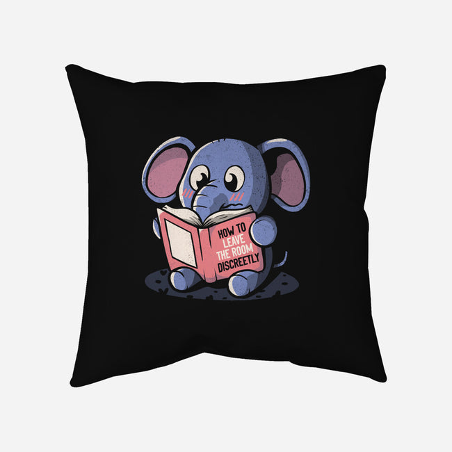 How To Leave The Room Discreetly-none removable cover throw pillow-tobefonseca