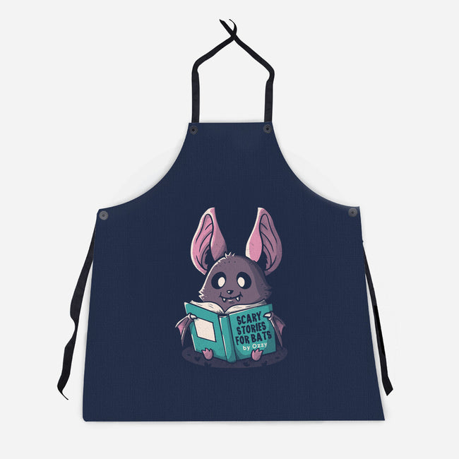 Scary Stories For Bats-unisex kitchen apron-tobefonseca