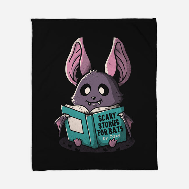 Scary Stories For Bats-none fleece blanket-tobefonseca