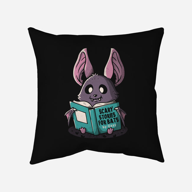 Scary Stories For Bats-none removable cover throw pillow-tobefonseca