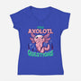 You Axolotl Questions-womens v-neck tee-GilarRic