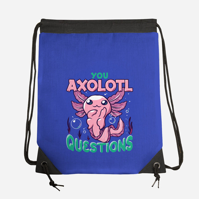 You Axolotl Questions-none drawstring bag-GilarRic