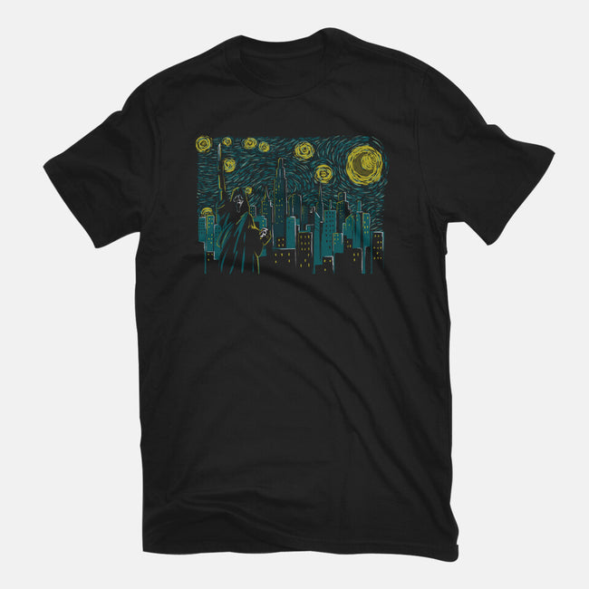 Starry Scream-unisex basic tee-Claudia