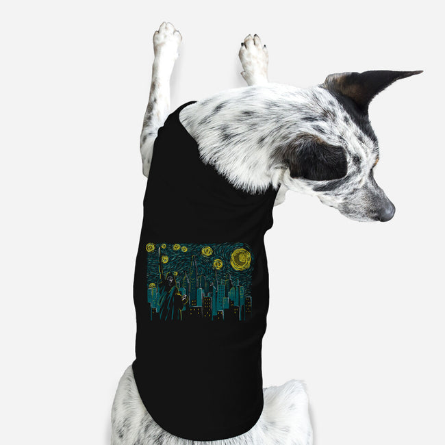 Starry Scream-dog basic pet tank-Claudia