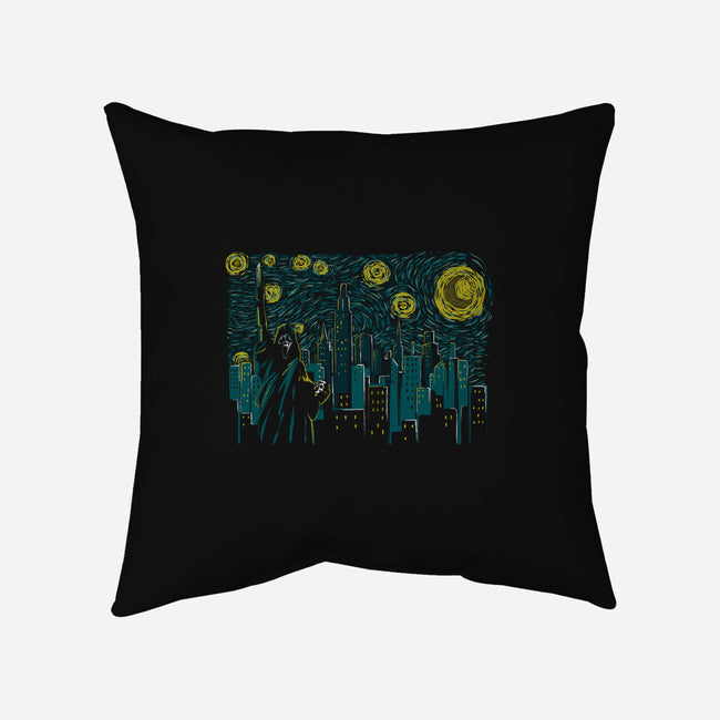 Starry Scream-none removable cover w insert throw pillow-Claudia
