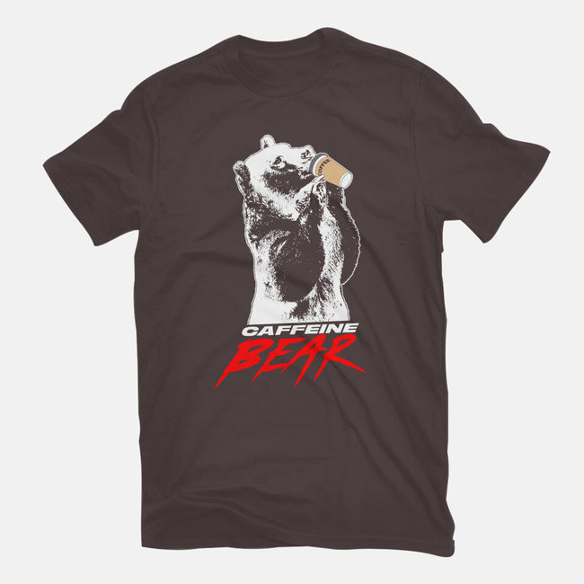 The Caffeine Bear-womens basic tee-Boggs Nicolas
