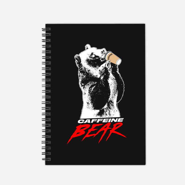 The Caffeine Bear-none dot grid notebook-Boggs Nicolas