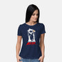 The Caffeine Bear-womens basic tee-Boggs Nicolas