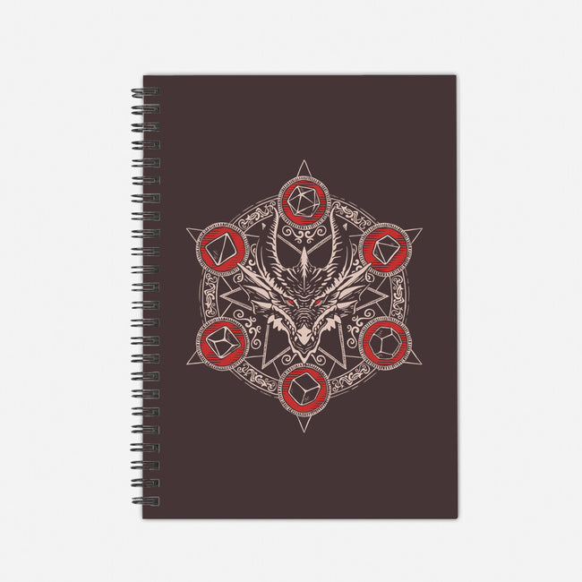Dragon's Magic Circle-none dot grid notebook-marsdkart