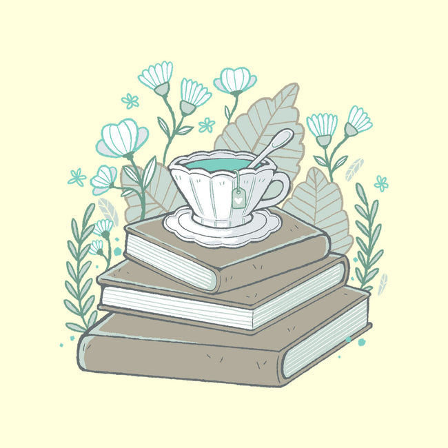 Books And Tea-none stretched canvas-xMorfina