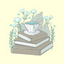 Books And Tea-unisex kitchen apron-xMorfina