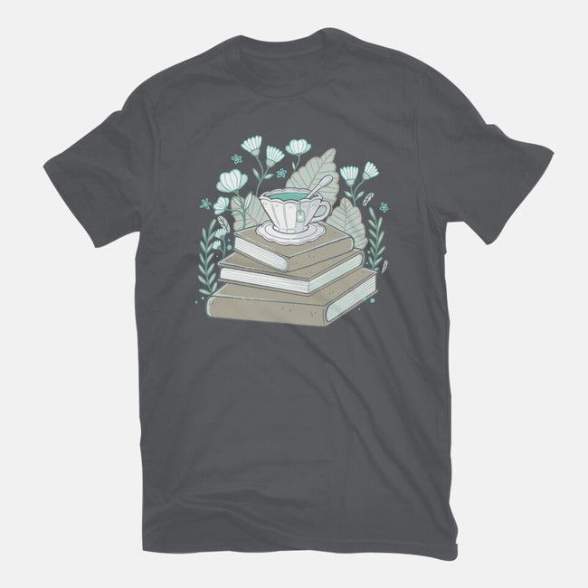 Books And Tea-womens basic tee-xMorfina