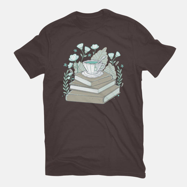 Books And Tea-womens basic tee-xMorfina