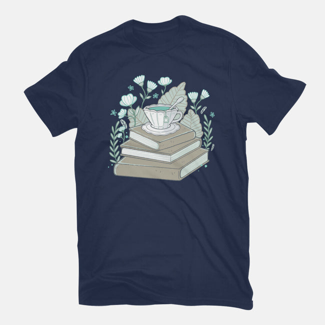 Books And Tea-womens basic tee-xMorfina