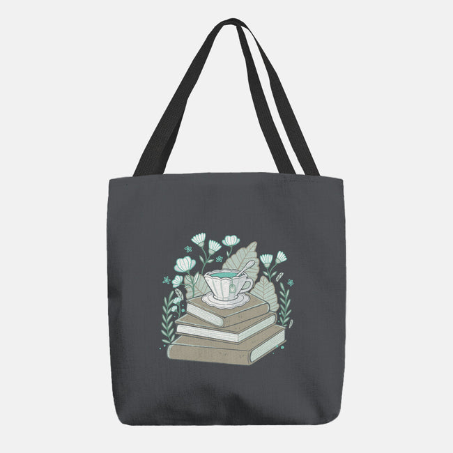Books And Tea-none basic tote bag-xMorfina