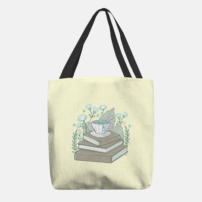 Books And Tea-none basic tote bag-xMorfina