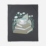 Books And Tea-none fleece blanket-xMorfina