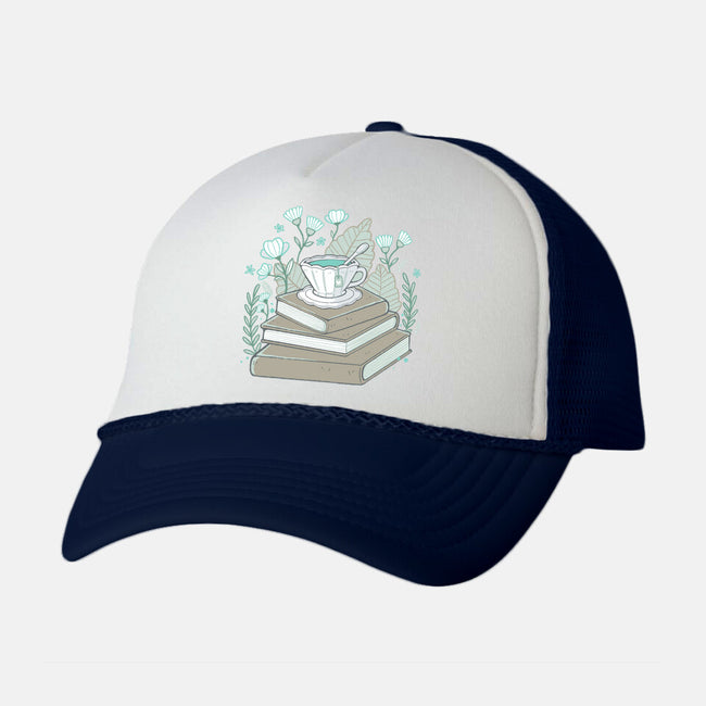 Books And Tea-unisex trucker hat-xMorfina