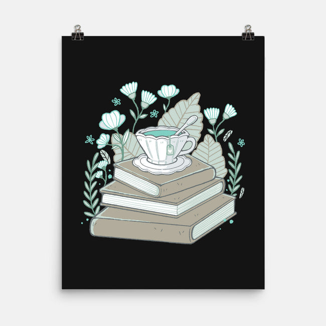 Books And Tea-none matte poster-xMorfina