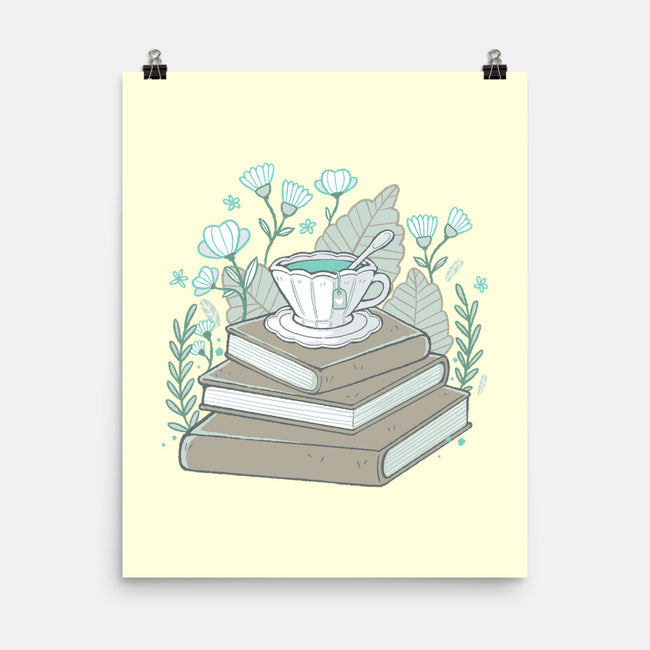 Books And Tea-none matte poster-xMorfina