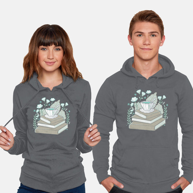 Books And Tea-unisex pullover sweatshirt-xMorfina