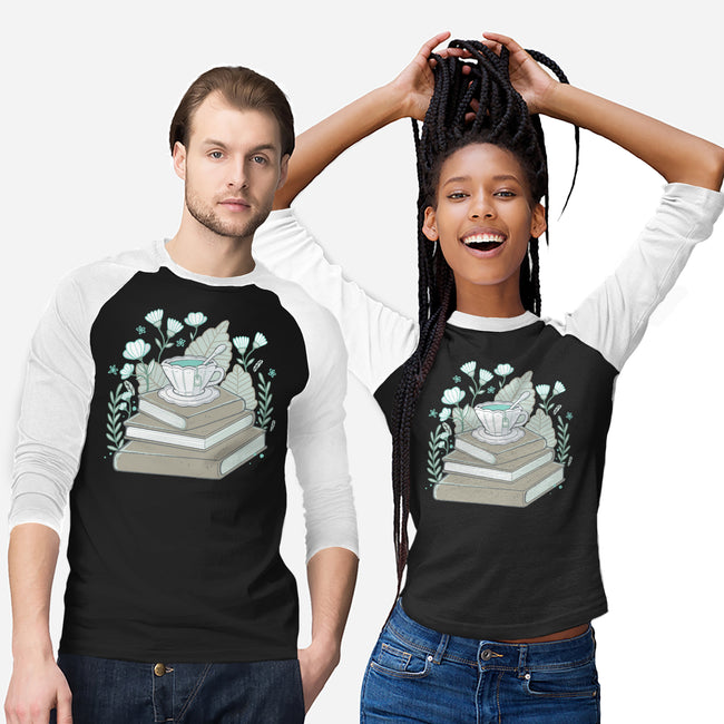 Books And Tea-unisex baseball tee-xMorfina