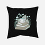 Books And Tea-none removable cover w insert throw pillow-xMorfina