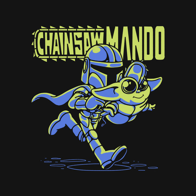 Chainsaw Mando-none glossy sticker-estudiofitas