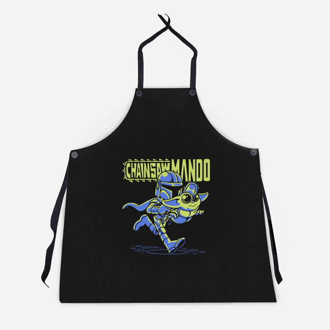 Chainsaw Mando-unisex kitchen apron-estudiofitas