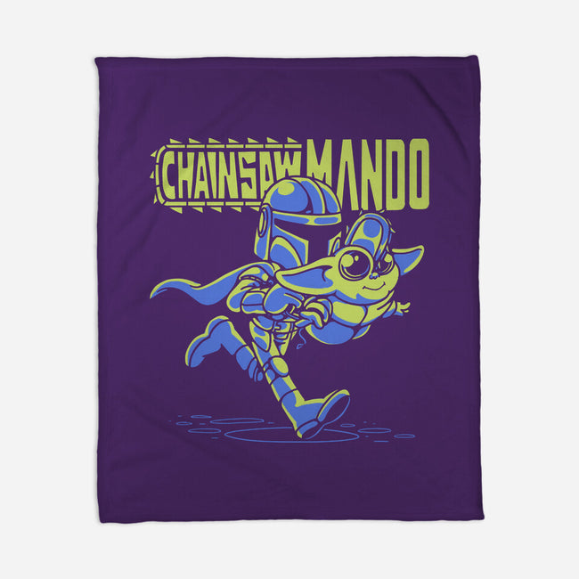 Chainsaw Mando-none fleece blanket-estudiofitas