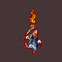 Cast Pyro-none removable cover w insert throw pillow-nickzzarto