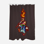 Cast Pyro-none polyester shower curtain-nickzzarto