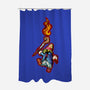 Cast Pyro-none polyester shower curtain-nickzzarto