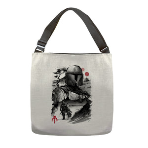 Bounty Hunter In The Desert Sumi-e