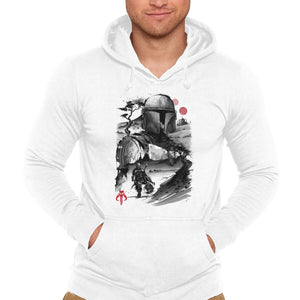 Bounty Hunter In The Desert Sumi-e