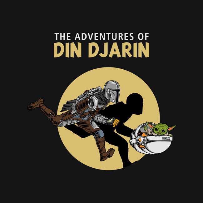 The Adventures Of Din Djarin-baby basic onesie-joerawks