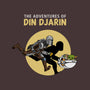 The Adventures Of Din Djarin-none removable cover w insert throw pillow-joerawks