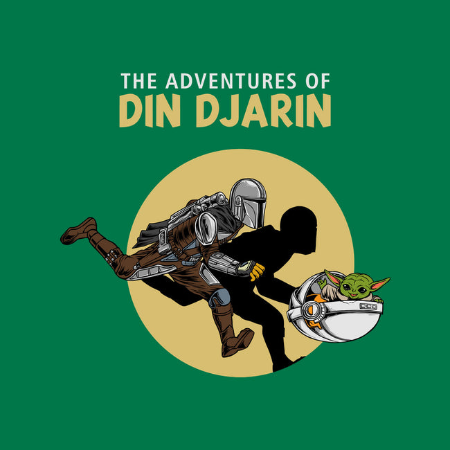 The Adventures Of Din Djarin-baby basic onesie-joerawks