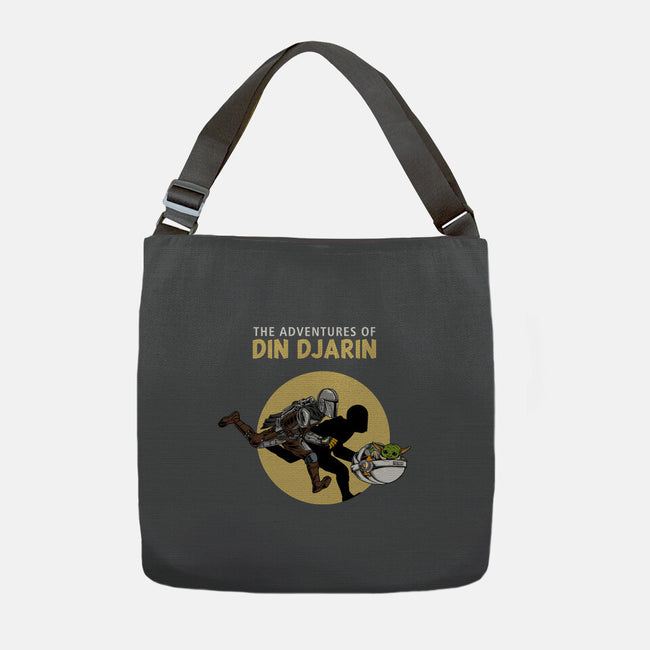 The Adventures Of Din Djarin-none adjustable tote bag-joerawks