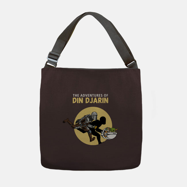 The Adventures Of Din Djarin-none adjustable tote bag-joerawks