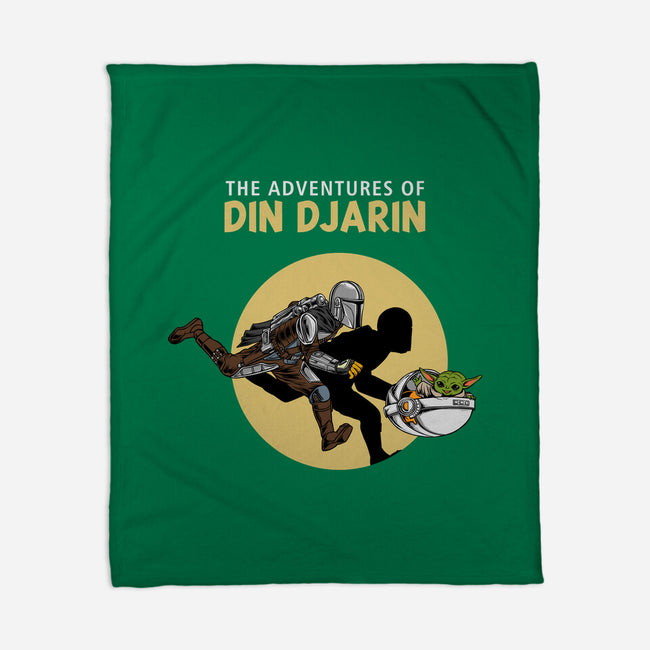 The Adventures Of Din Djarin-none fleece blanket-joerawks