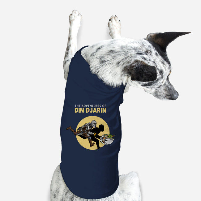 The Adventures Of Din Djarin-dog basic pet tank-joerawks