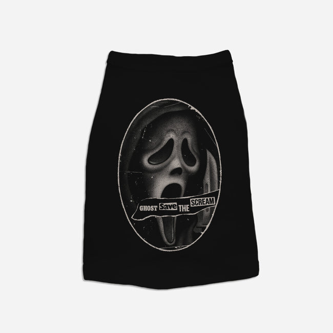 Ghost Save The Scream-dog basic pet tank-Getsousa!
