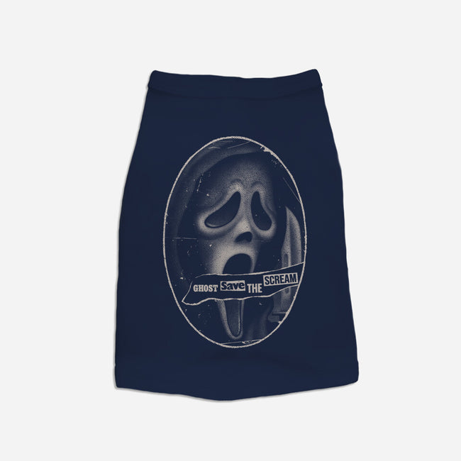 Ghost Save The Scream-dog basic pet tank-Getsousa!