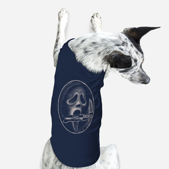 Ghost Save The Scream-dog basic pet tank-Getsousa!