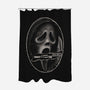 Ghost Save The Scream-none polyester shower curtain-Getsousa!